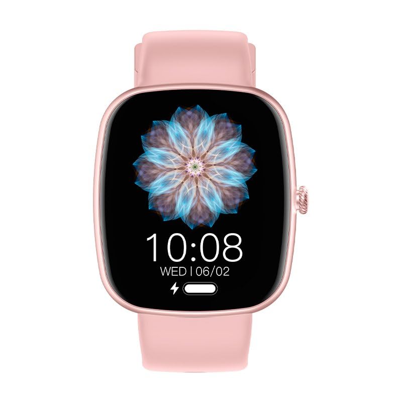 Cool Smartwatch Border Silicona Rosa (Llamadas, Salud, Deporte)