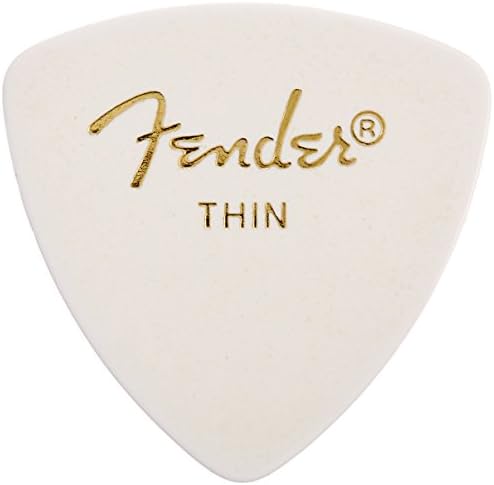 Fender 351 Shape Premium kostki (12 sztuk) do gitary elektrycznej, gitary akustycznej, mandoliny i basowej Medium Red Moto
