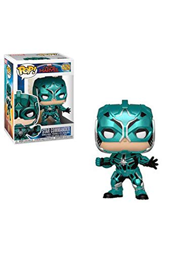 Funko Pop! Marvel: Captain Marvel - Star Commander Toy, Multicolor