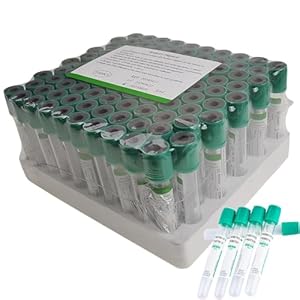 YYRHD-CZ Heparin-Lithium-Blutentnahmeröhrchen, 3/5 ml, 100 Stück