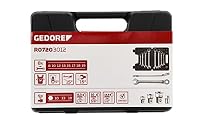 Gedore Red Maul-Ringratschenschlüssel-Satz, umschaltbar, inkl. Adapter, Set 12-tlg, SW 8-19 mm, abgewinkelt, R07203012 – Ansicht 5