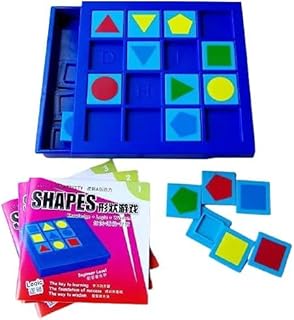 لعبة بازل التفكير المنطقي الهندسي بـ 3 مستويات متدرجة - متعددة الألوان