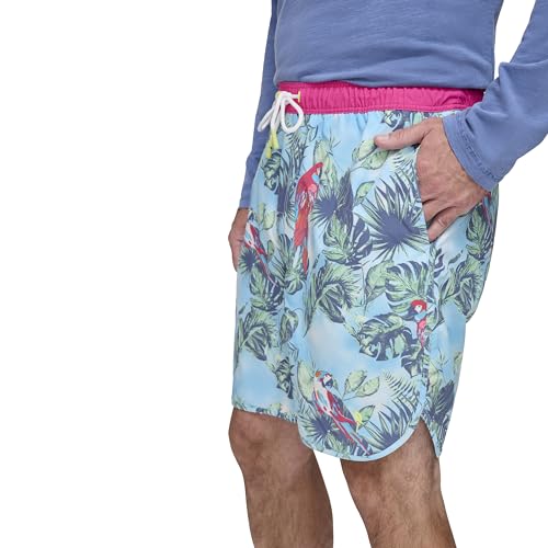 Margaritaville Men's Standard Island Reserve Parrot Swim Trunk2