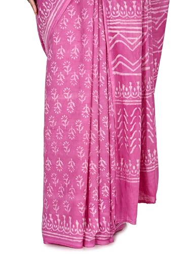 Khushi Textiles pink maheshwari silk saree – image 2