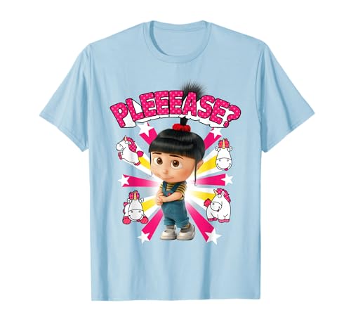 Despicable Me Minions Anges Gru Pleeease Graphic T-Shirt T-Shirt