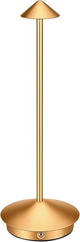 AMFORPM Lámpara de mesa LED inalámbrica, lámpara de escritorio portátil para exteriores, pequeña luz nocturna de escritorio, lámpara de barra