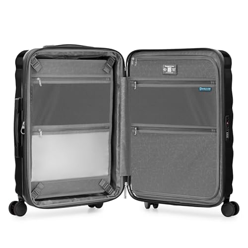 Traveler's Choice Edinburgh II Hardside Spinner Luggage, TSA Lock, Black, 25" Medium by Traveler's Choice - Used condition - Image 9