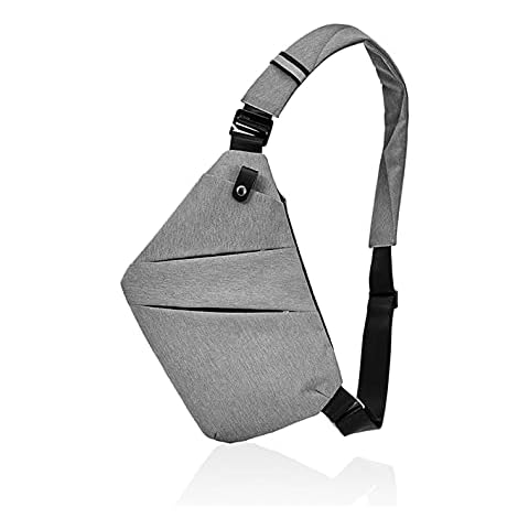 Fibrdoo Multi-pocket crossbody sling bag, anti-theft chest pocket for men and women Cover