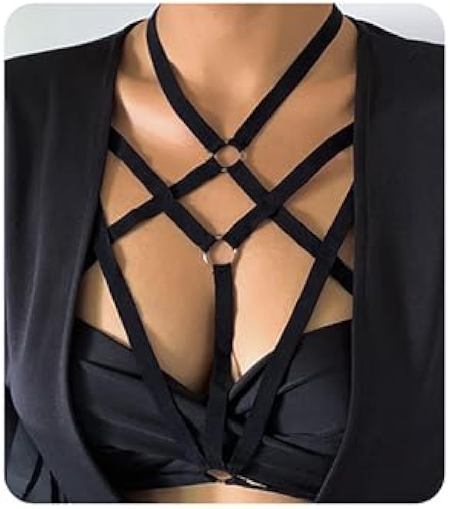 strappy bra cage