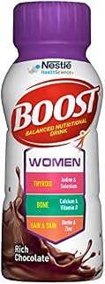 BOOST Women Balanced Nutritional Drink, Rich Chocolate, 8 Ounce Bottle (Pack of 24)