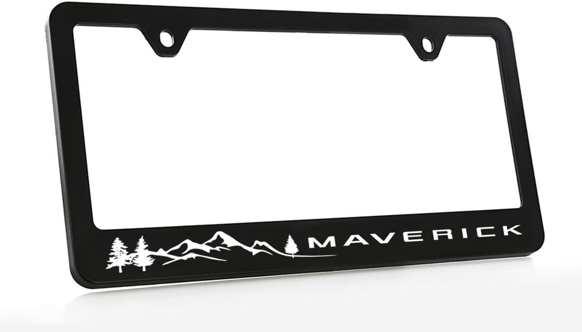 Ford Maverick Plastic License Plate Frame