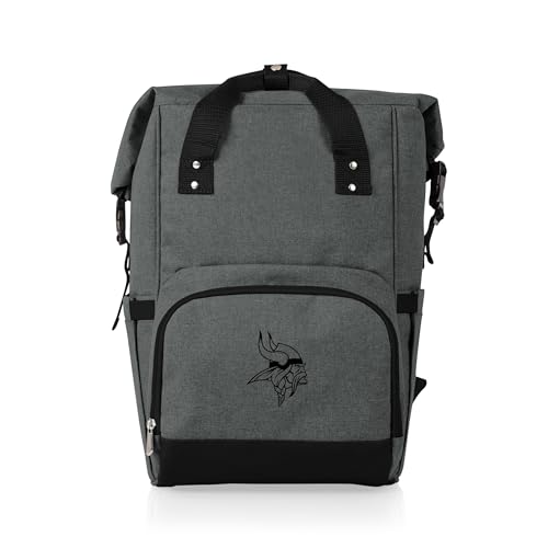 PICNIC TIME Gray Minnesota Vikings Backpack