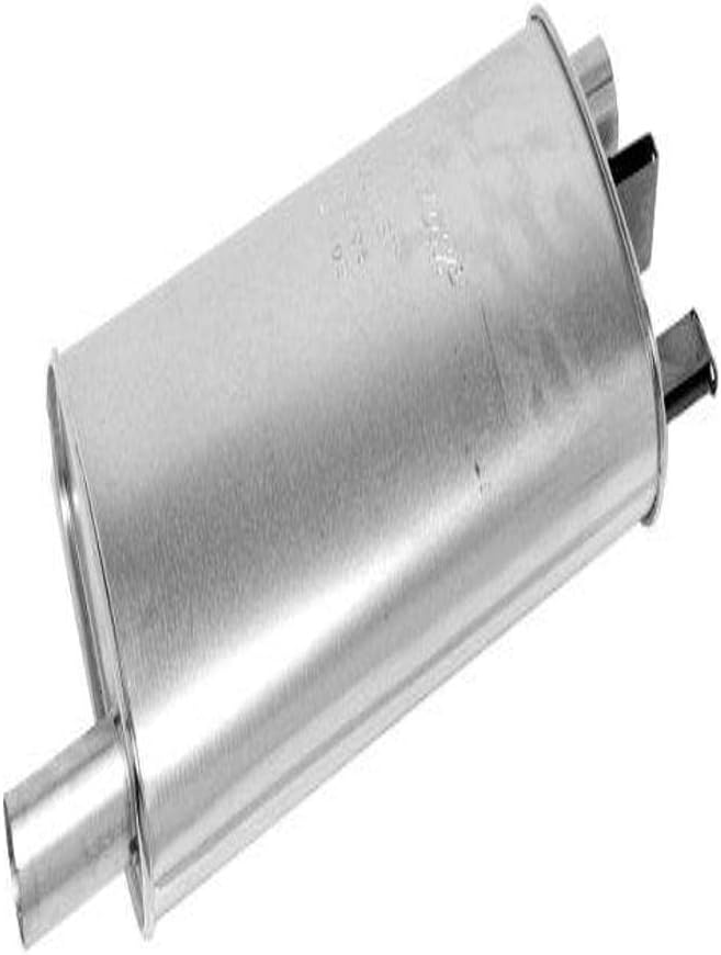 Walker Quiet-Flow SS 22105 Direct Fit Exhaust Muffler 2" Inlet (ID) 2" Outlet (ID) for Chevrolet Impala