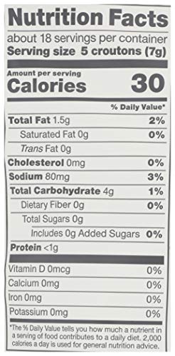 Image of 365 by Whole Foods Market, Organic Caesar Croutons, 4.5 Ounce (Pack of 2)