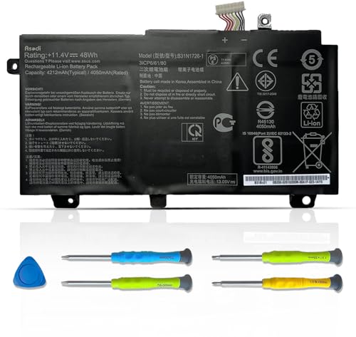 ASODI B31N1726 Laptop Battery for ASUS TUF FX505/FX80 11.4V