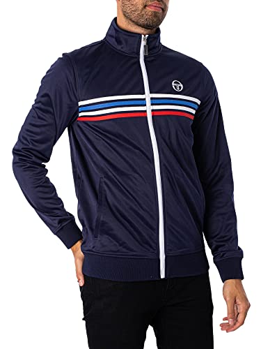 Sergio Tacchini Men's New Varena Track Jacket, Blue, M #TOP1