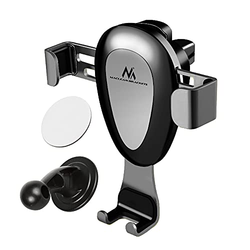 Maclean MC-324 Supporto Telefono Gravity Installazione nella Griglia di ventilazione Regolazione di 360°