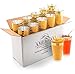 110 Elegant Gold Rimmed Clear Plastic Cups - 12 oz Disposable Plastic Tumblers - Hard Solo Cups for Wedding, Party or Any Special Event - Party Cups - Recyclable Party Glasses for Drinks - Punch Cups