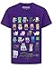 Minecraft T-Shirt Jungen Enfants Sprites Personnages Courtes Manches Courtes 5-6 Ans
