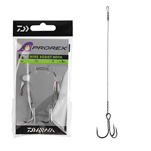 Daiwa Prorex 7X7 Wire Assist Hook 9.5kg/20lb 7cm