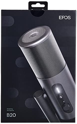 Epos B20 Wired Electret Condenser Microphone Gray 1000417, Refurbished #TOP4