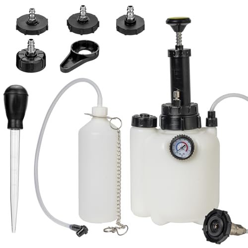 3L Brake Bleeder Kit with Adapters and Waste Bottle