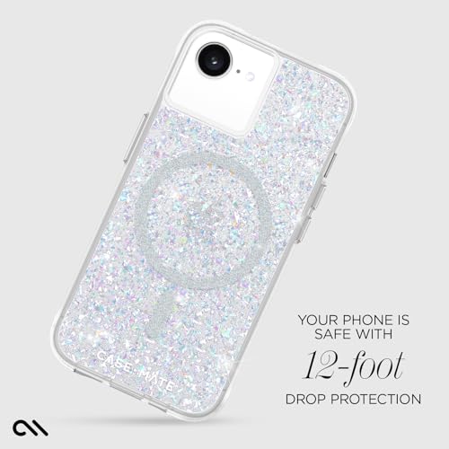 Coque brillante iPhone 16E MagSafe Case-Mate avec protection antichoc 3.6m - 3