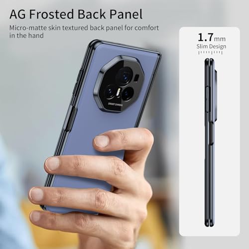Étui pliable Honor Magic V3 coque protection écran film température tapis AG bleu - 2