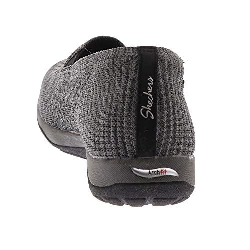 Skechers USA Arch Fit Reggae CupFor Fun Slipon Womens Slip On 8 BM US Black