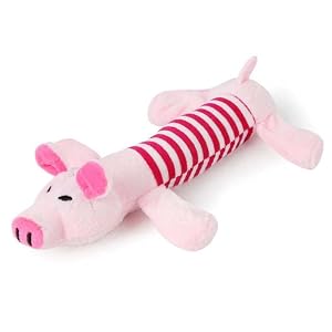 Squeaky Dog Toys Plush Sound Elephant Duck Pig Funny Fit for Dog Cat Toys Chew Sound Dolls Pink