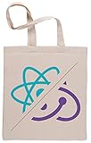 Gedruckt in Europa Capzy Reagieren Redux Javascript Einkaufstasche Beige Shopping Bag Beige