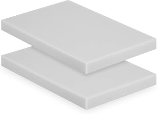 Treela 2 Pieces Thermoform Molding Foams Heat Resistant Thermoform Sheet Holster Pad for Holster and Sheath Making DIY, Gray