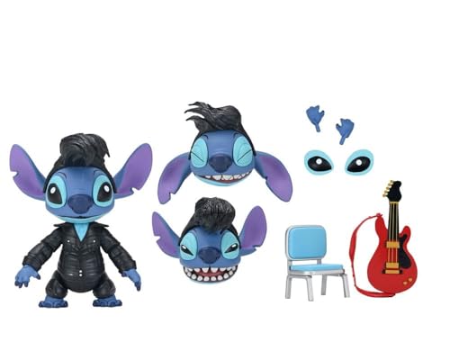 Ultimate Elvis Singer Stitch Version Figure 7cm Disney Lilo & Stitch by NECA - Used condition - Image 5