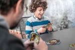 Mattel Games UNO Jeu de cartes, Jouets pour les enfants et la nuit de famille, Themed to Minecraft Jeu vidéo, Voyage Games, Boîte de rangement en étain