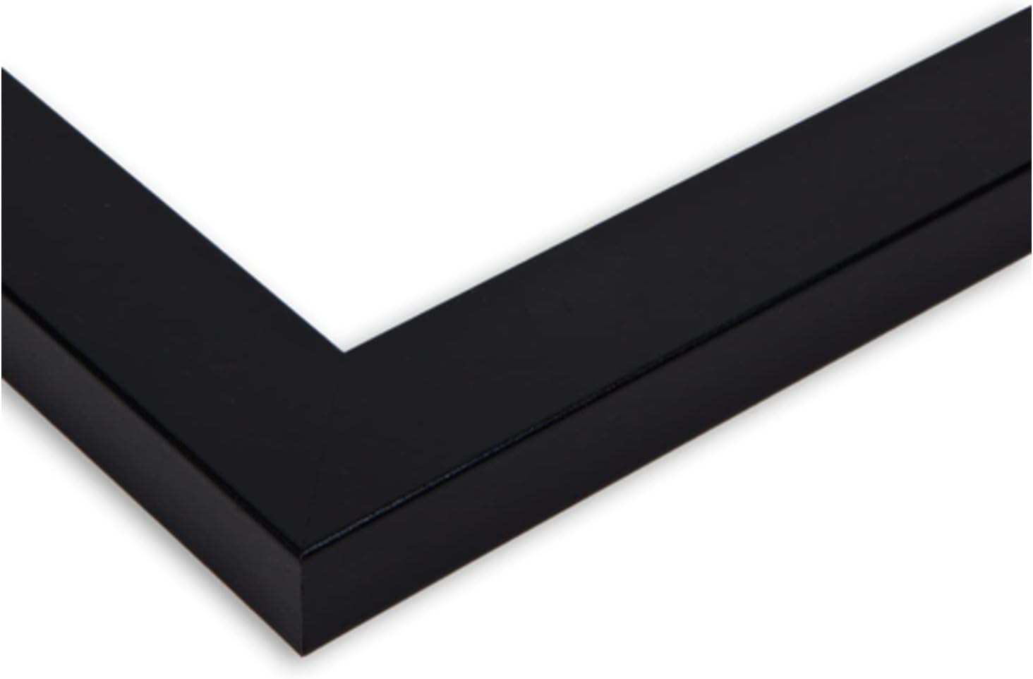 ArtToFrames Collage Photo Frame Double Mat with 2 - 5x7 Openings and Satin Black Frame