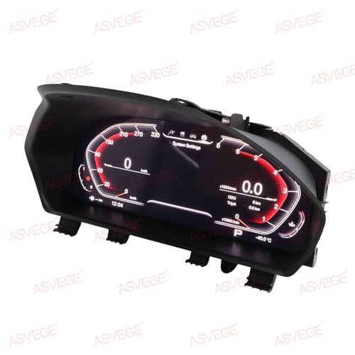 12,3\ Digitales Kombiinstrument für BMW F30 F31 3er/4er GT-F34 F32 F33 F36 2013-2019 NBT,Tacho-ErsatzTachometer LCD Armaturenbrett,Dashboard Player Digitales Tachometer Instrument Paneel Cockpit
