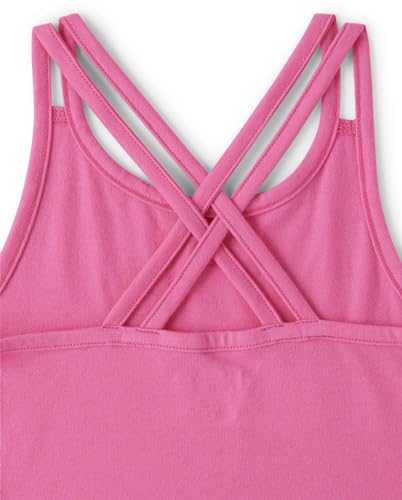 Image of The Children's Place Girls Sleeveless Strappy Back Summer DressesCasual Dress