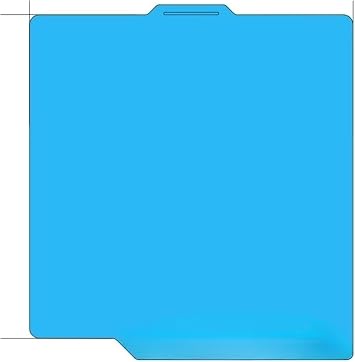 3D Printer, Panda Build Plate CryoGrip Coating Anti-Jam 10.0 x 10.2 inches 256 x 256 mm, Spring Steel Textured on Both Sides, Compatible with BambuLab P1 X1 CryoGrip Pro Frostbite, 2 Pcs
