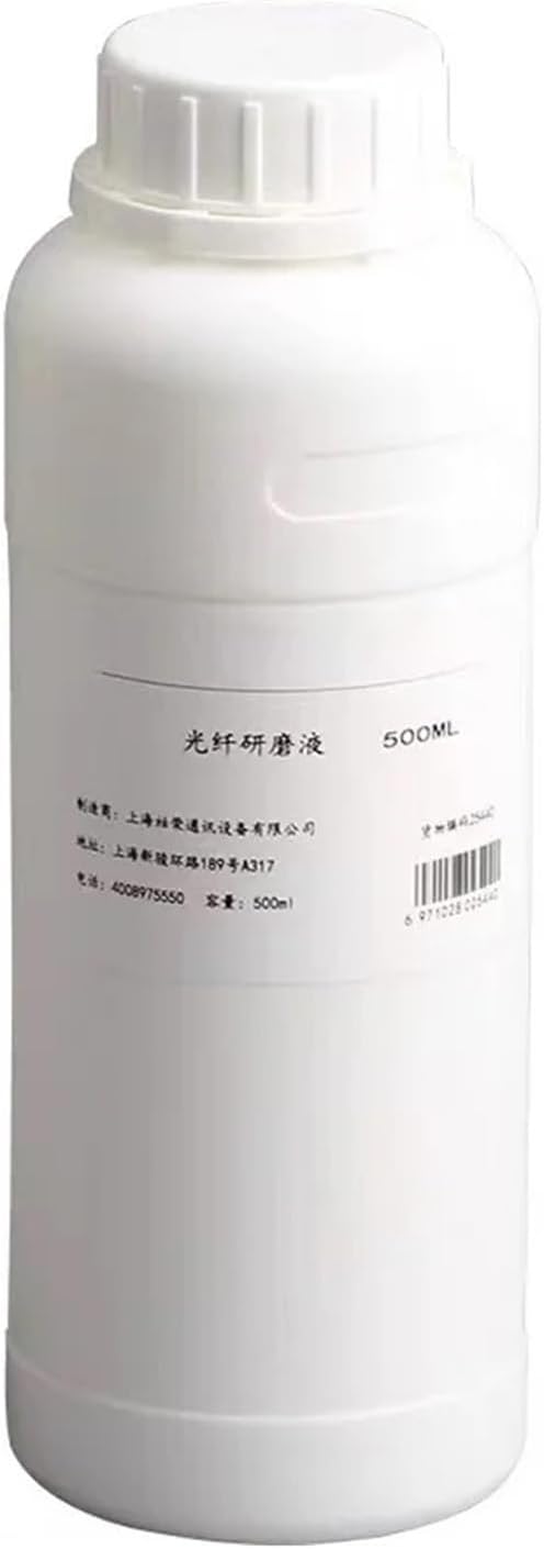 Abrasive Solution for Fiber Optics Grinder 500 ml Silicon Oxide Polishing Oil Photometer Gem Polishing Chip (Grinding Oil)