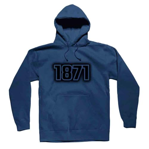 Hoodie 1871 bleu marine pour vos soirées fraîches et moments de détente