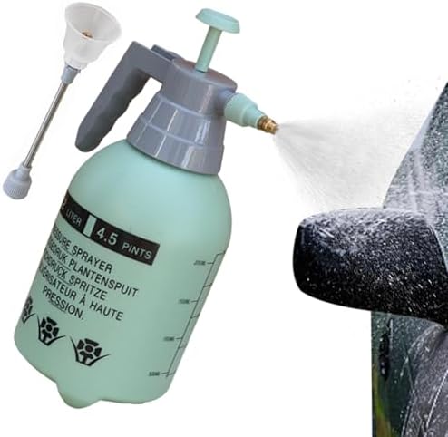 Garden Pump Sprayer – 2 Liter Handheld Pressurized Sprayer Bottle With ...