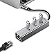 Price comparison product image USB C to Ethernet Adapter, JAVONTEC USB 3.1 Type-C to 3 Port USB 3.0 Hub with RJ45 10/100/1000 Gigabit Ethernet LAN Wired Network Converter Compatible MacBook, Surface, HP Spectre More