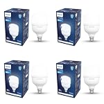 Philips 40 – watt LED Bulb | AceBright High Wattage LED Bulb | Bulb Base : B22, Light Bulb for Home | Colour : Cool Day Light, Pack of 4