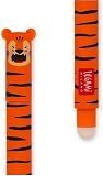 LEGAMI Lot de 16 stylos gel effaçables avec encre effaçable thermosensible, gamme de couleurs d'encre et motifs à baril, pointe de 0,7 mm, motifs animaux - 3
