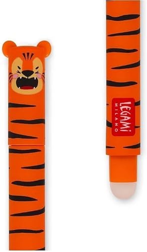 LEGAMI Lot de 16 stylos gel effaçables avec encre effaçable thermosensible, gamme de couleurs d'encre et motifs à baril, pointe de 0,7 mm, motifs animaux - 3