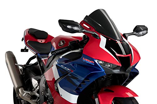 Bulle Z-Racing Puig 20313C en carbone de 3 mm pour moto de sport