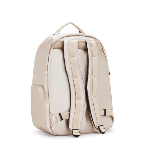 Image of Kipling Women's Seoul Extra Large 17 inch Laptop Backpack, Durable, Roomy with Padded Shoulder Straps, Built-In Protective Sleeve