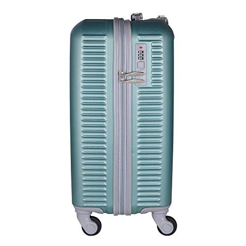 Malas de Bordo Pequena para Viagem em Abs Yins 21027 Cadeado Integrado Verde