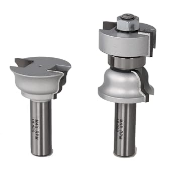 Infinity Cutting Tools 1/2" Shank, Window Sash Jr. Set| Carbide Tip | Heavy-Duty | for Handheld Or Table Mounted Wood Router