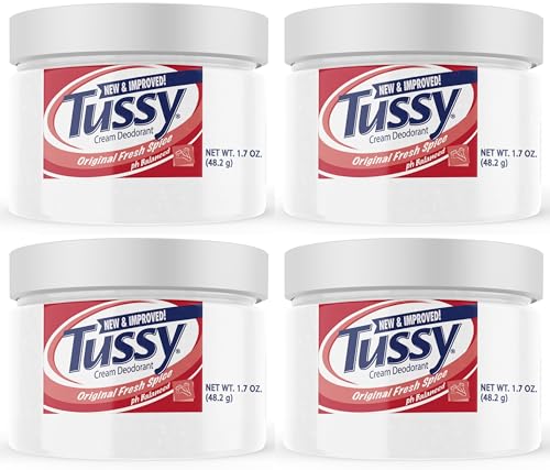 Tussy Deodorant Cream Original - 1.7 Oz (4 Pack)